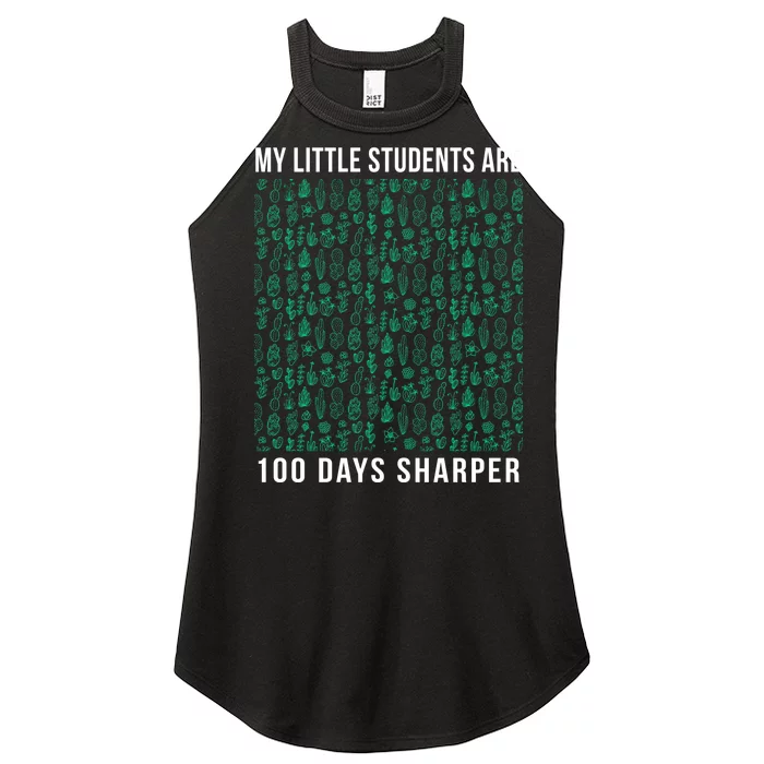 My Little Students Are 100 Days Sharper Women’s Perfect Tri Rocker Tank