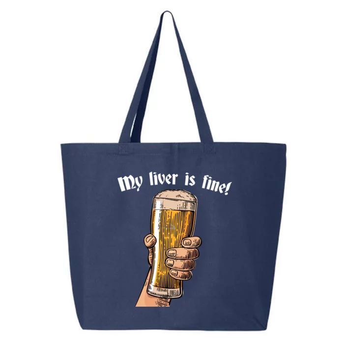 My Liver Is Fine 25L Jumbo Tote