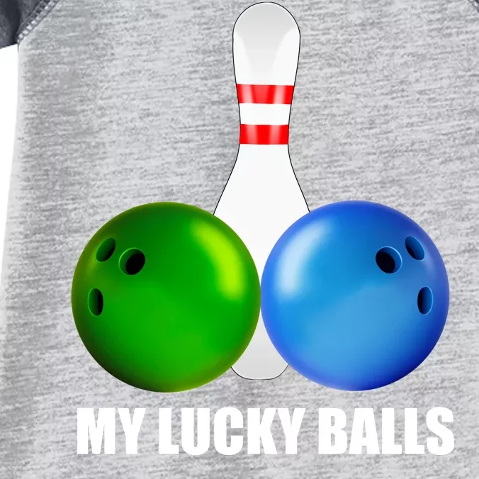 My Lucky Balls Infant Baby Jersey Bodysuit