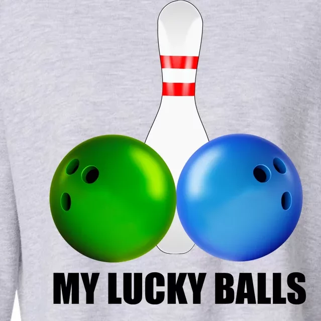 My Lucky Balls Cropped Pullover Crew