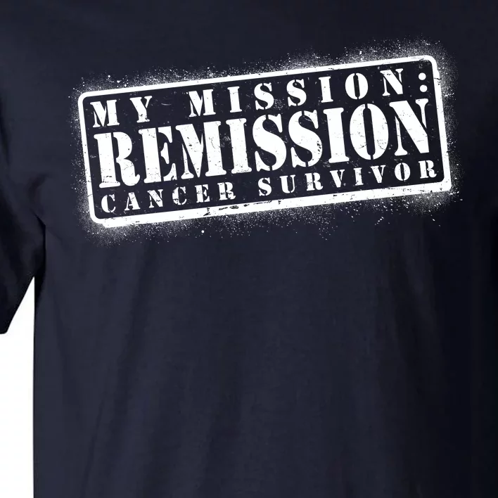 My Mission Remission Cancer Survivor Stamp Tall T-Shirt