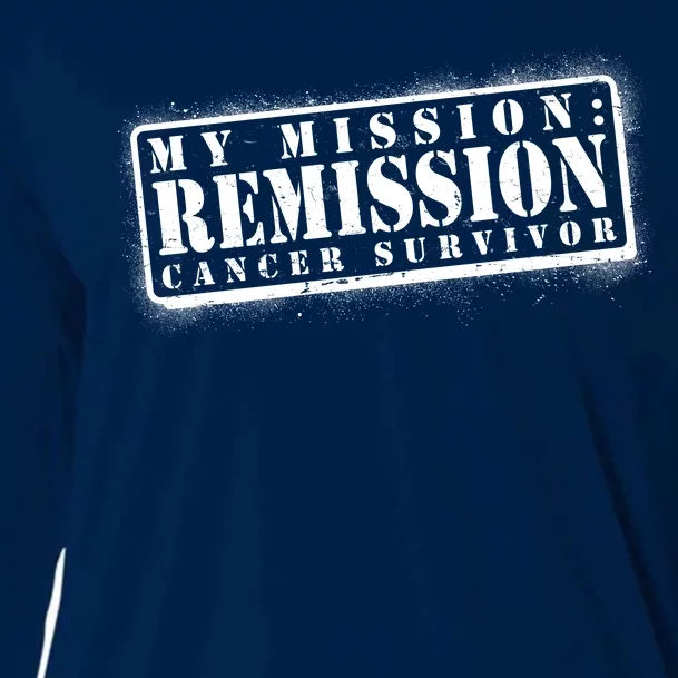 My Mission Remission Cancer Survivor Stamp Cooling Performance Long Sleeve Crew