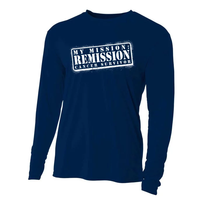 My Mission Remission Cancer Survivor Stamp Cooling Performance Long Sleeve Crew