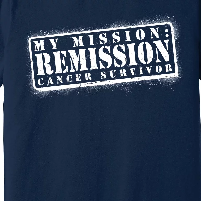 My Mission Remission Cancer Survivor Stamp Premium T-Shirt