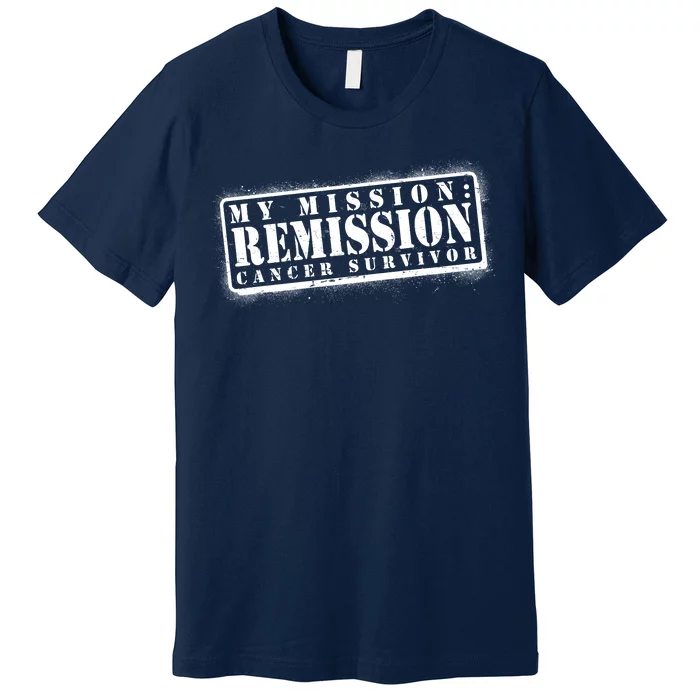 My Mission Remission Cancer Survivor Stamp Premium T-Shirt