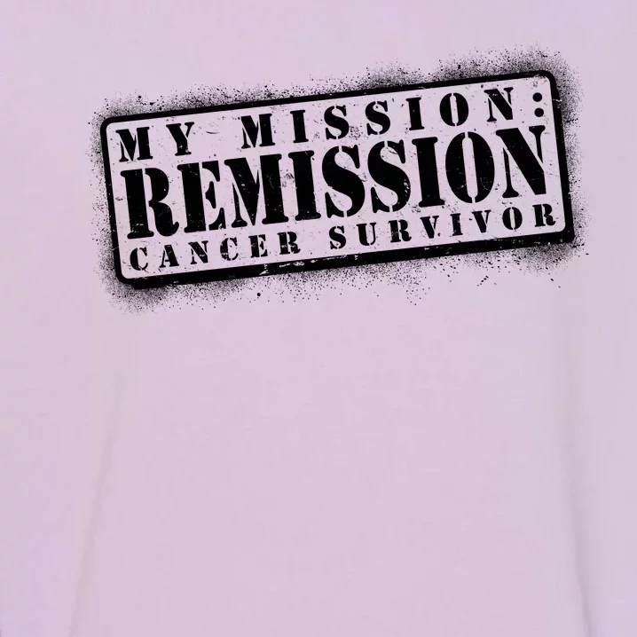 My Mission Remission Cancer Survivor Stamp Garment-Dyed Sweatshirt