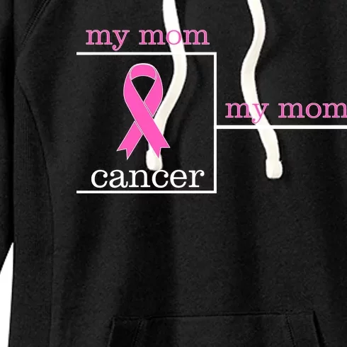 My Mom Cancer Bracket Women's Fleece Hoodie