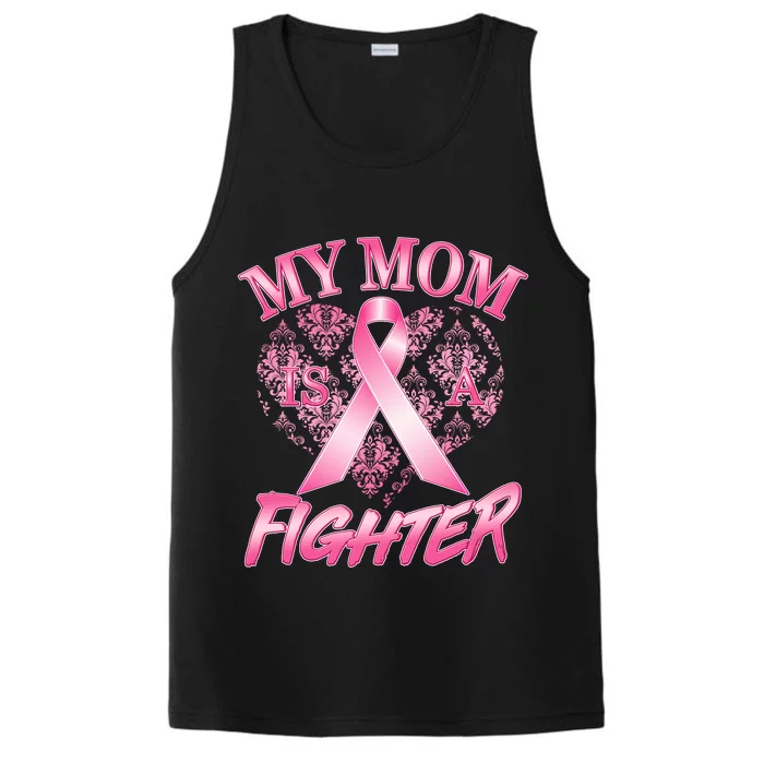 My Mom Is A Fighter Breast Cancer Awareness Performance Tank