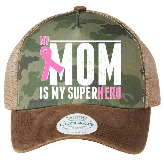 My Mom Is My Superhero Breast Cancer Legacy Tie Dye Trucker Hat