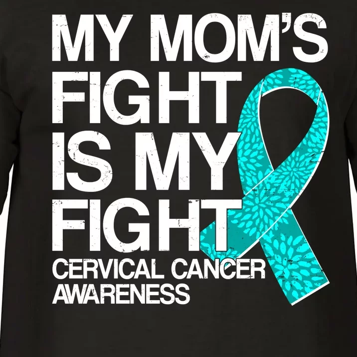 My Mom's Fight is My Fight Cervical Cancer Awareness Comfort Colors T-Shirt