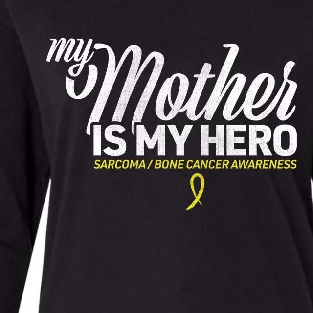 My Mother Is My Hero Sarcoma Awareness Womens Cotton Relaxed Long Sleeve T-Shirt