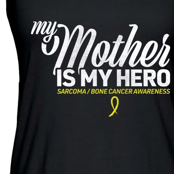 My Mother Is My Hero Sarcoma Awareness Ladies Essential Flowy Tank