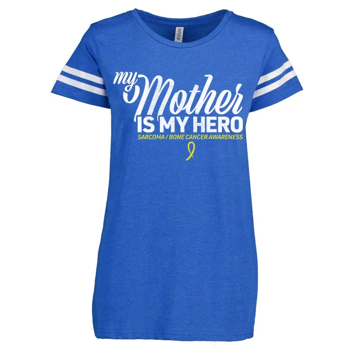 My Mother Is My Hero Sarcoma Awareness Enza Ladies Jersey Football T-Shirt