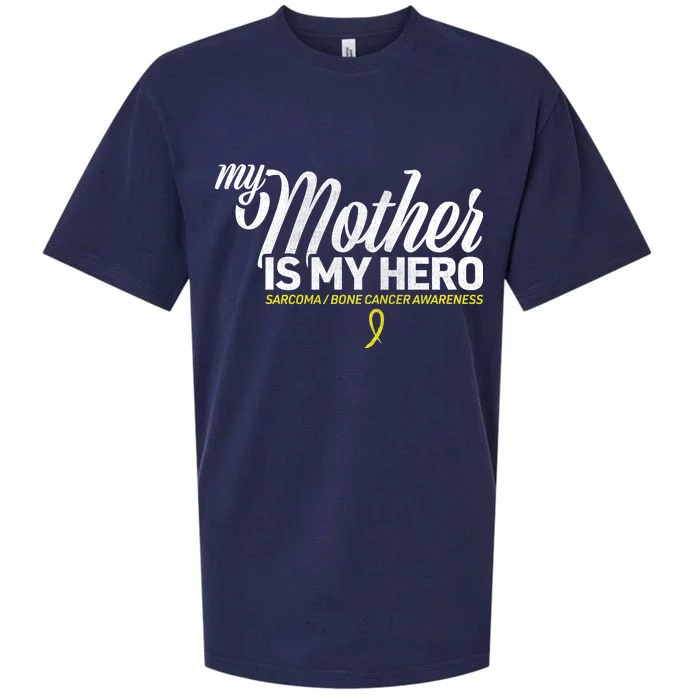 My Mother Is My Hero Sarcoma Awareness Sueded Cloud Jersey T-Shirt