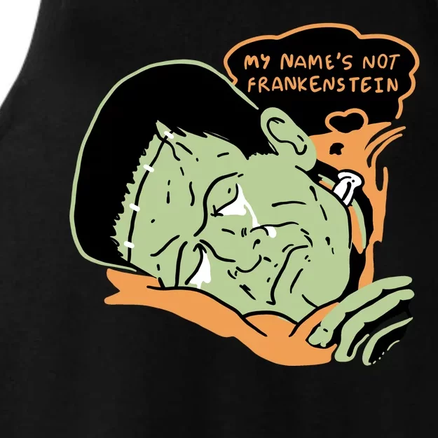 My Name Is Not Frankenstein Ladies Tri-Blend Wicking Tank