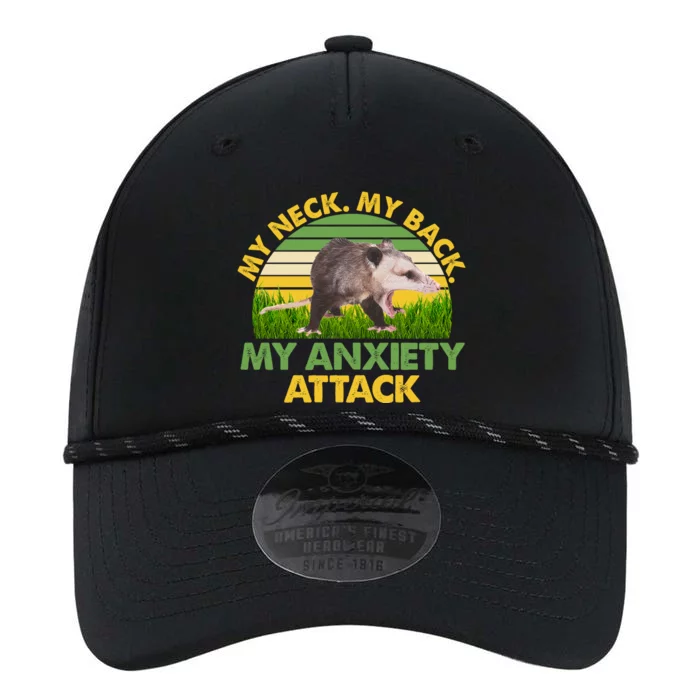 My Neck My Back My Anxiety Attack Vintage Opossum Performance The Dyno Cap