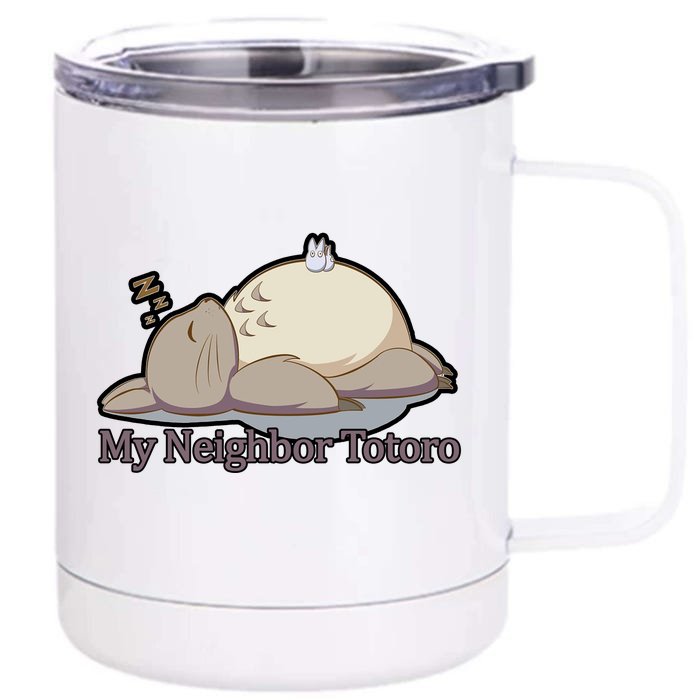 My Neighbor Totoro Sleepign Front & Back 12oz Stainless Steel Tumbler Cup