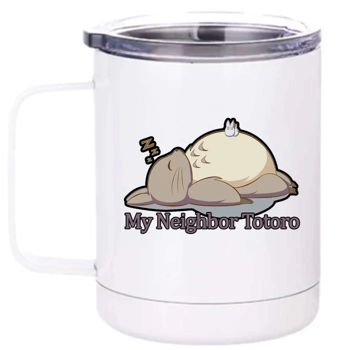 My Neighbor Totoro Sleepign Front & Back 12oz Stainless Steel Tumbler Cup