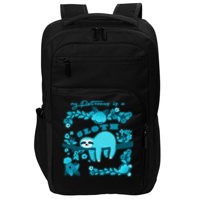 My Patronsus Is A Sloth Funny Impact Tech Backpack