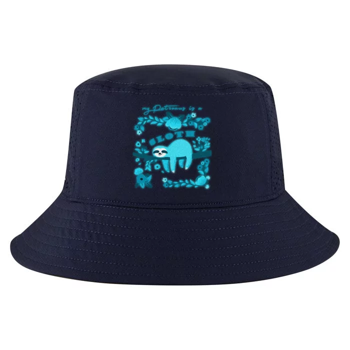 My Patronsus Is A Sloth Funny Cool Comfort Performance Bucket Hat