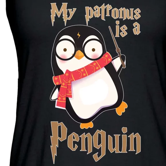 My Patronus Is a Penguin Ladies Essential Flowy Tank