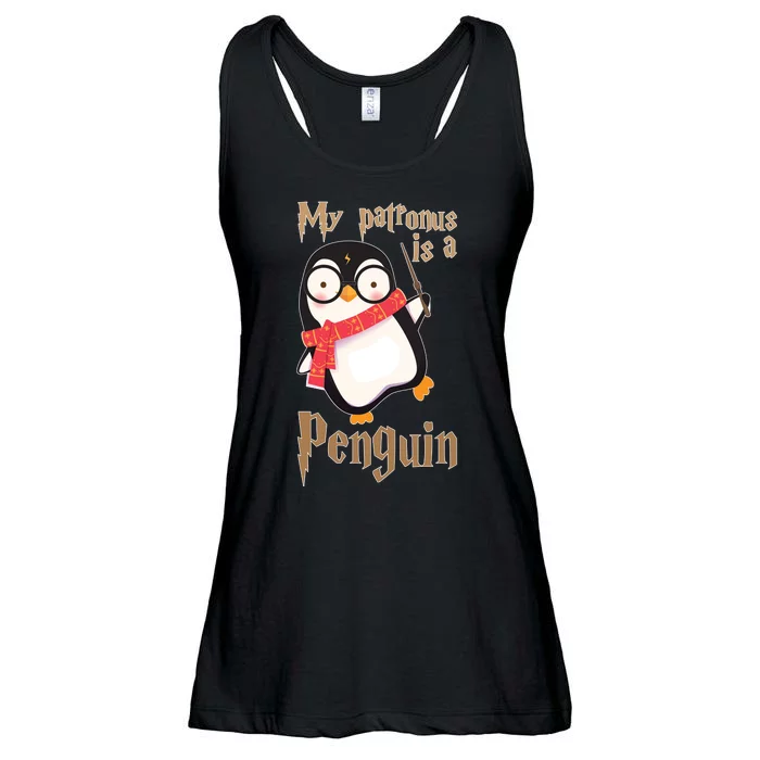 My Patronus Is a Penguin Ladies Essential Flowy Tank