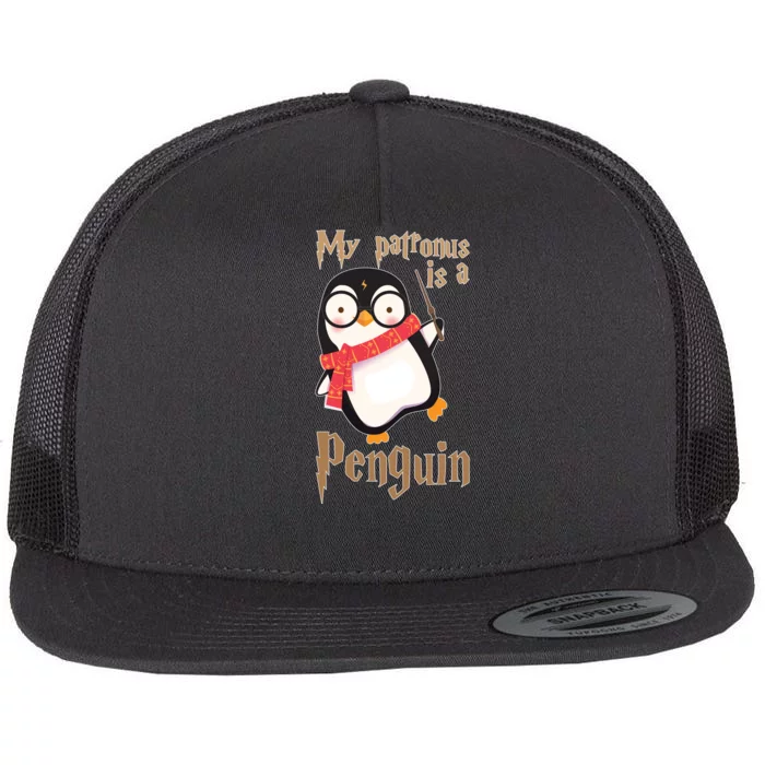 My Patronus Is a Penguin Flat Bill Trucker Hat