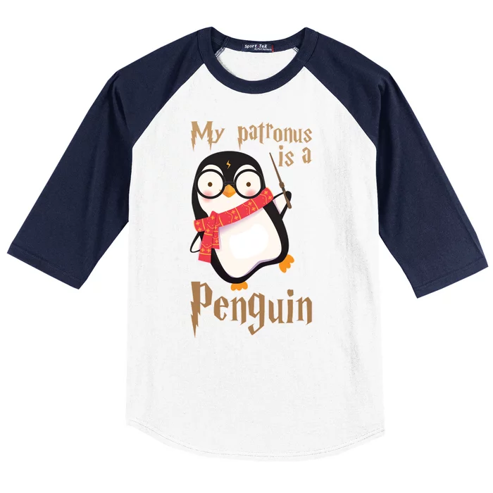 My Patronus Is a Penguin Baseball Sleeve Shirt