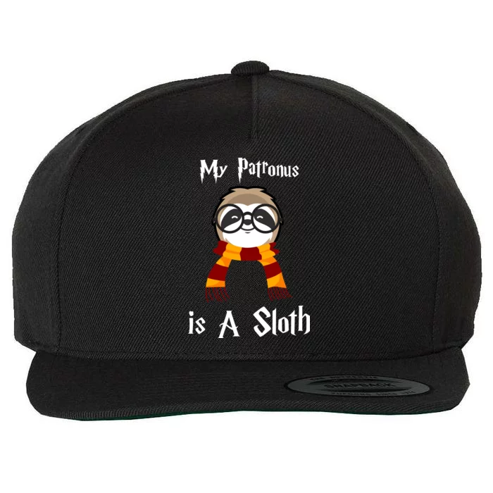 My Patronus Is A Sloth Wool Snapback Cap