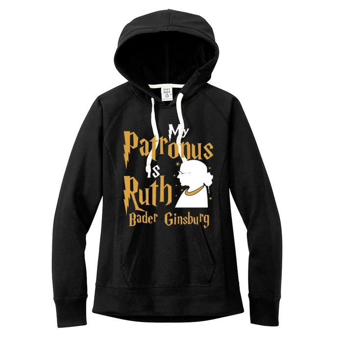 My Patronus Is Ruth Bader Ginsburg Women's Fleece Hoodie