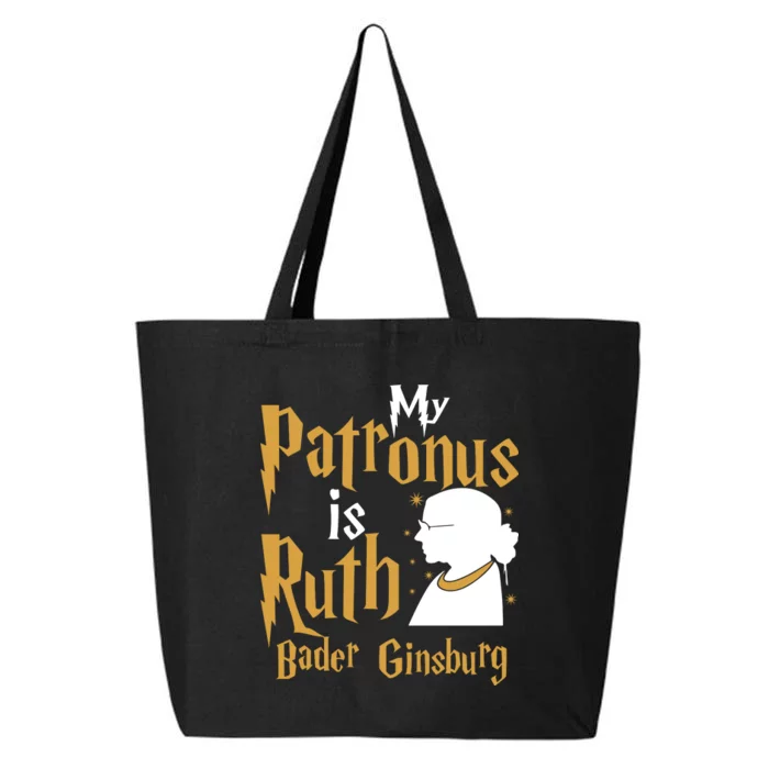 My Patronus Is Ruth Bader Ginsburg 25L Jumbo Tote