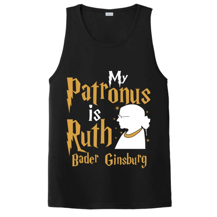 My Patronus Is Ruth Bader Ginsburg Performance Tank