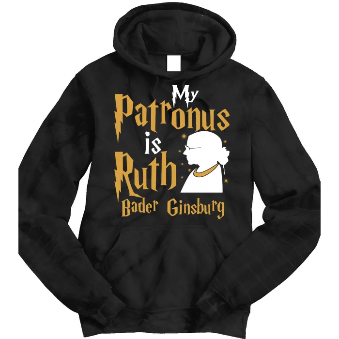 My Patronus Is Ruth Bader Ginsburg Tie Dye Hoodie