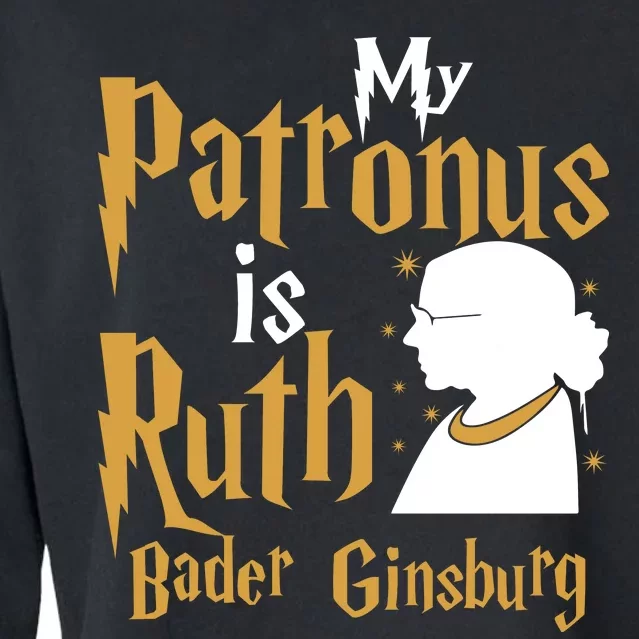 My Patronus Is Ruth Bader Ginsburg Cropped Pullover Crew