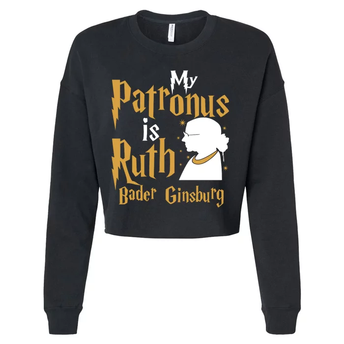 My Patronus Is Ruth Bader Ginsburg Cropped Pullover Crew