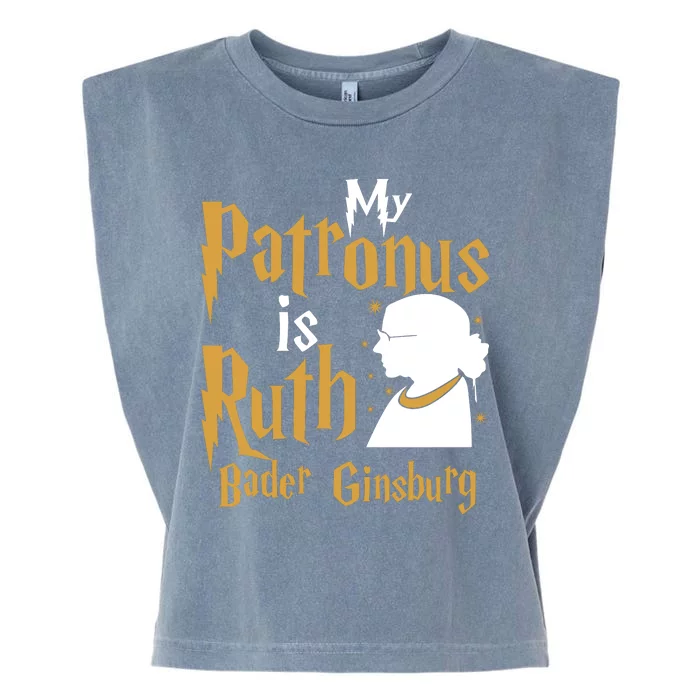 My Patronus Is Ruth Bader Ginsburg Garment-Dyed Women's Muscle Tee