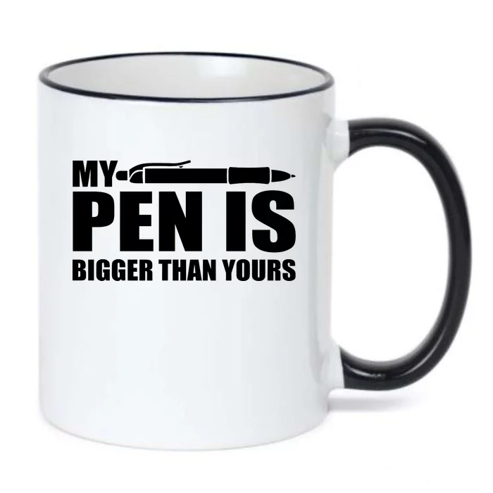 My Pen Is Bigger Then Yours Black Color Changing Mug