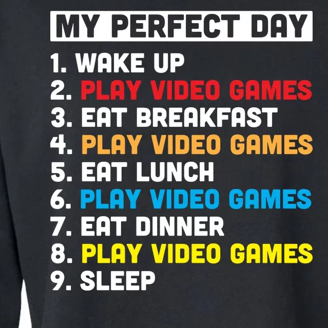 My Perfect Day Cropped Pullover Crew