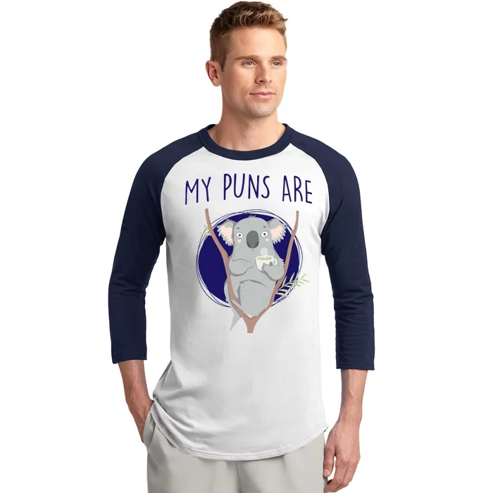 My Puns Are Koala Tea Baseball Sleeve Shirt