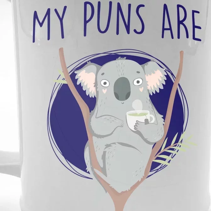 My Puns Are Koala Tea Front & Back Beer Stein