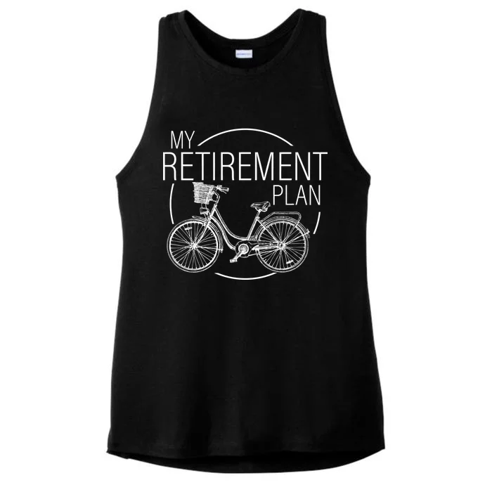 My Retirement Plan Cycling Ladies Tri-Blend Wicking Tank