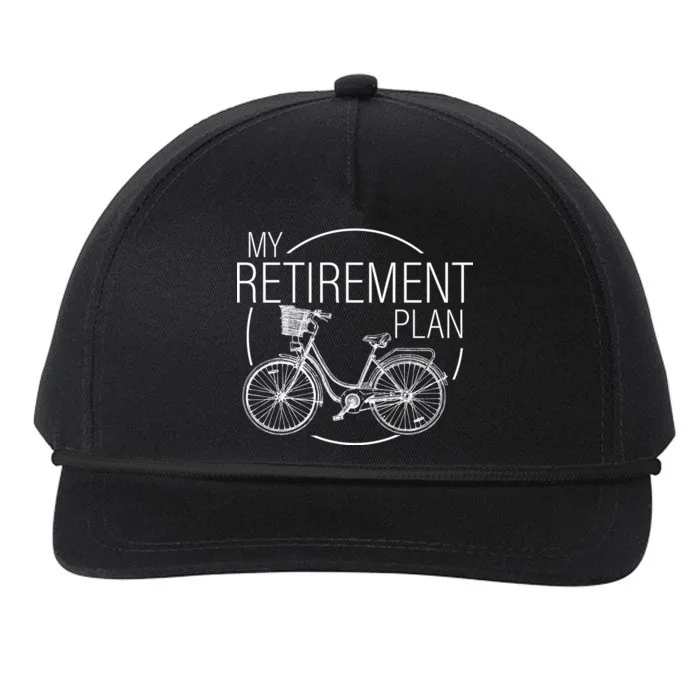 My Retirement Plan Cycling Snapback Five-Panel Rope Hat