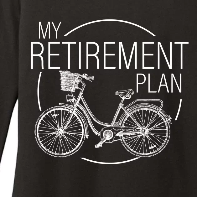 My Retirement Plan Cycling Womens CVC Long Sleeve Shirt