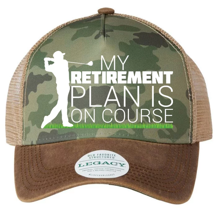 My Retirement Plan Is On Course Legacy Tie Dye Trucker Hat