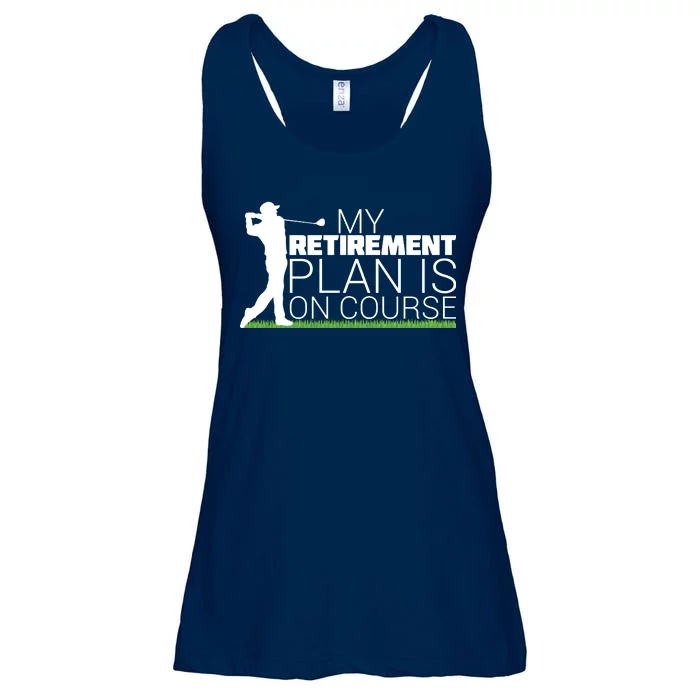 My Retirement Plan Is On Course Ladies Essential Flowy Tank