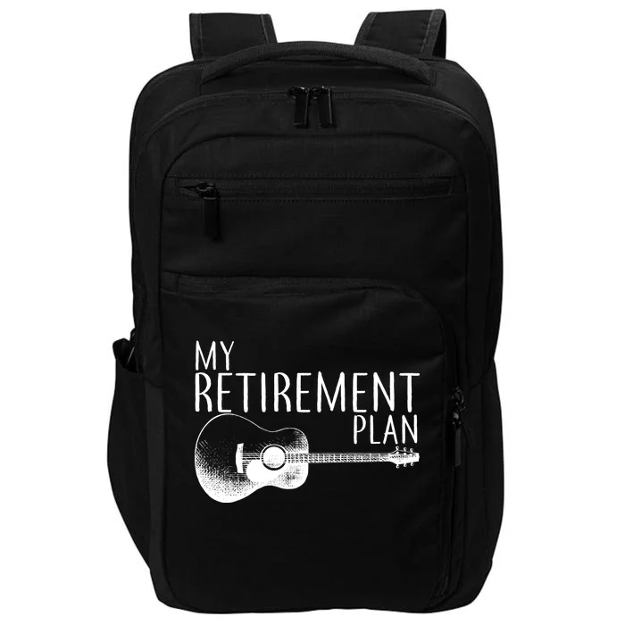 My Retirement Plan Playing  Guitar Impact Tech Backpack