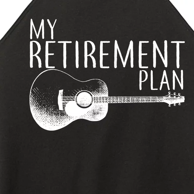 My Retirement Plan Playing  Guitar Women’s Perfect Tri Rocker Tank