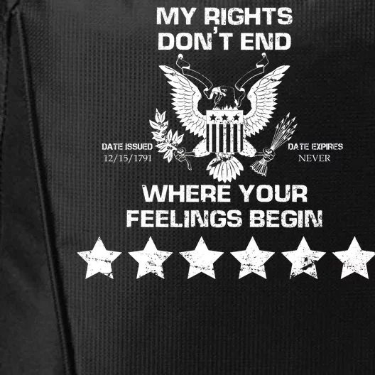 My Right Don't end City Backpack