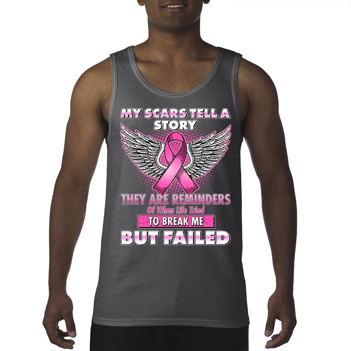 My Scars Tell A Story Breast Cancer Awareness Tank Top