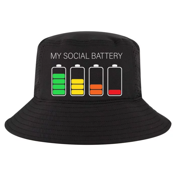 My Social Battery Cool Comfort Performance Bucket Hat